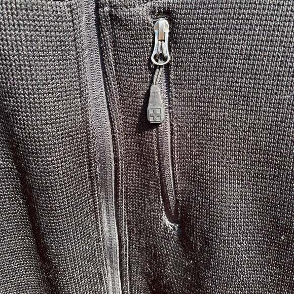 Swiss Tech Black Polyester Zip Up Jacket - Picture 4 of 7